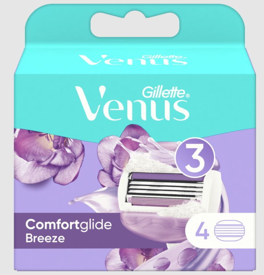 Gillette  Venus Breeze náhradné hlavice 4 ks